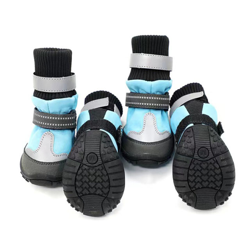 High Quality Outdoor Wholesale Breathable Dog Walking Hiking Boots Shoes for Running with Rubber Soles Dog Boots