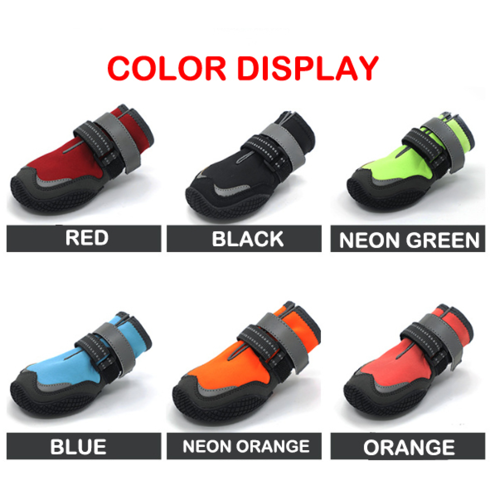 Fashion Designer Pet Shoes Large Dog Shoes Winter Waterproof  Outdoor Hiking Shoes Waterproof Dog Boots