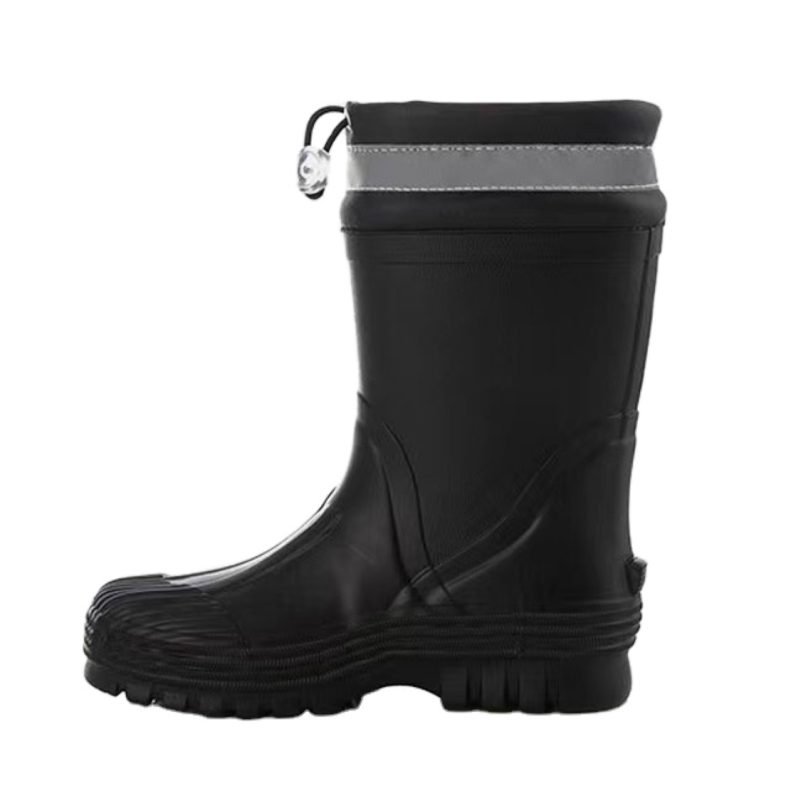 Spiral Black Green Rain Boots For Kids Rubber Boots Ideal for Rainy Days Waterproof Rain Shoes
