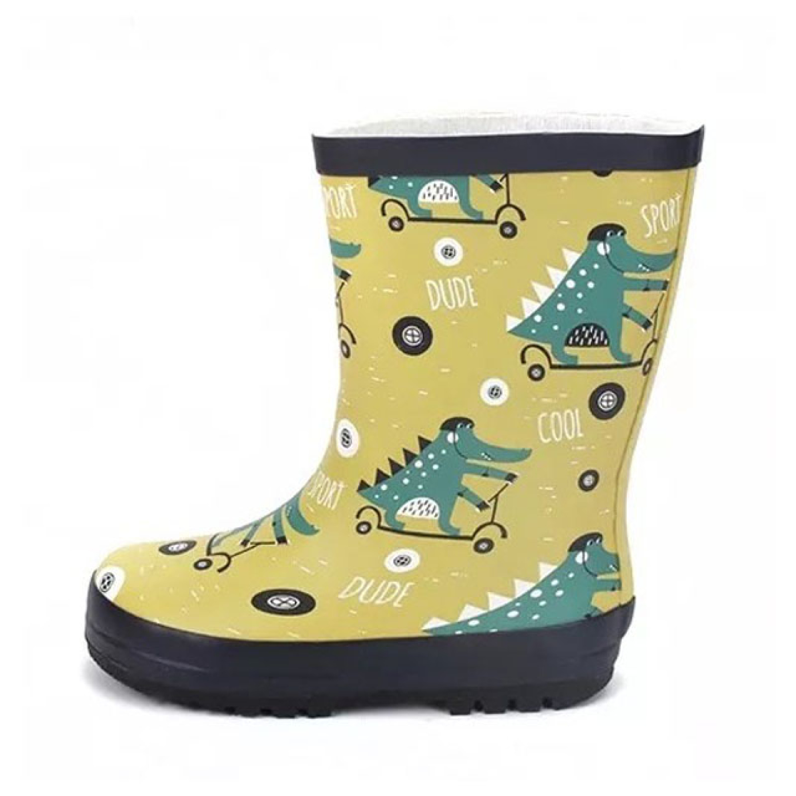 Hot Sale Custom Wholesale Kids Gumboots Printed Rubber Wellies Rain Boots For Kids Toddler
