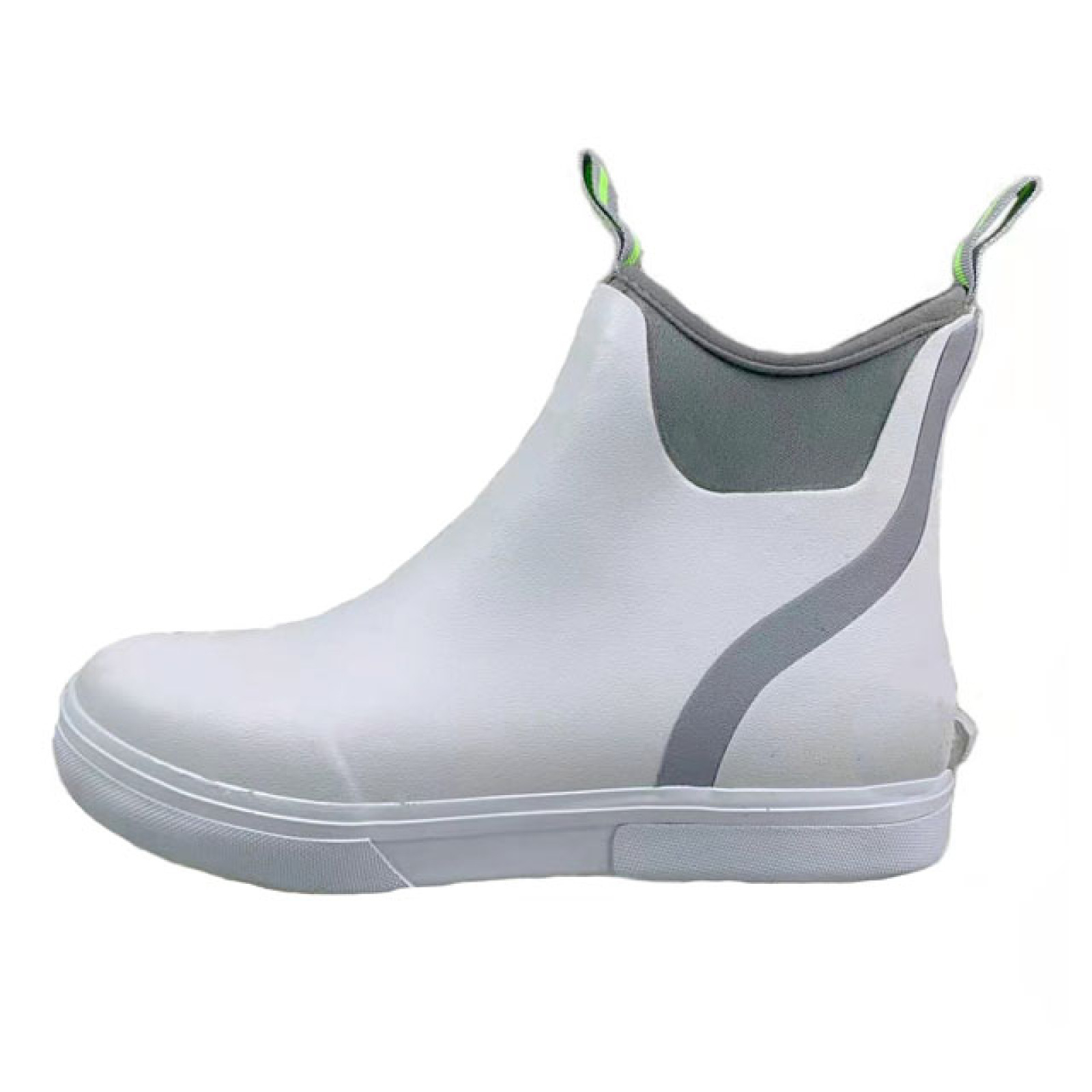 Hot Sell Fashion Waterproof  Ankle Mud Mens Deck Boots Rubber Rain Boots