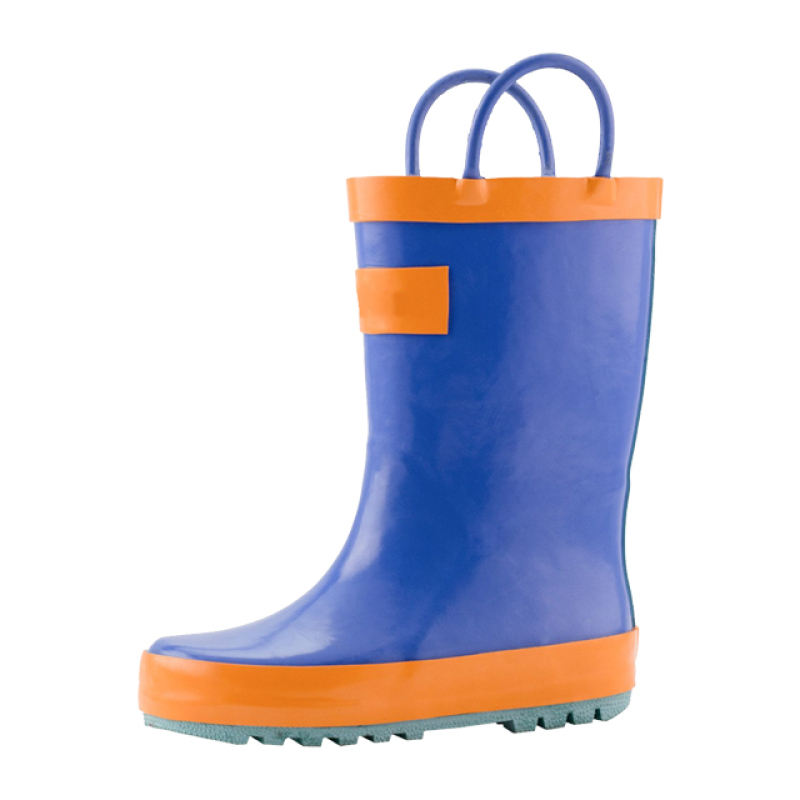 Wholesale Children Rubber Boots with Handle Wellies Kids Rain Boots