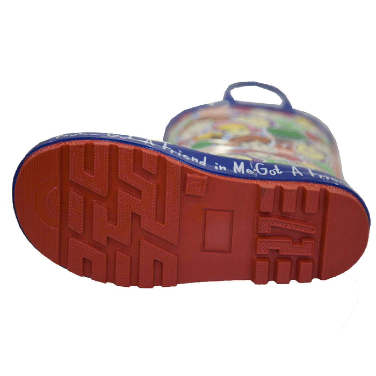 Best Selling Kids 3D design Character Printed Easy-On handle Rubber Waterproof Rain Boots