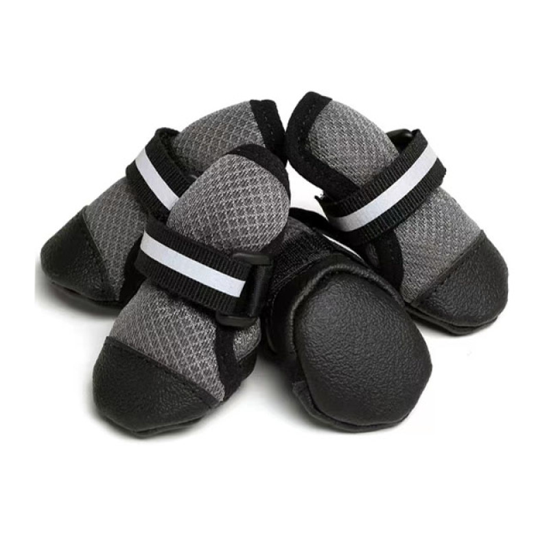 Pet Dog Waterproof Shoes Dog Breathable Rain Boots for Medium Large Dogs with Anti-Slip Sole