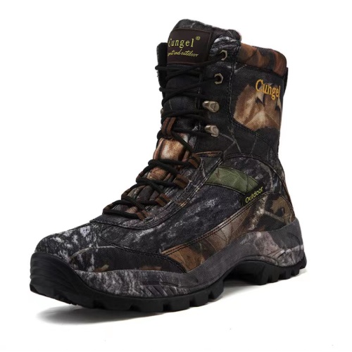 Wholesale Camo Hunting Boots New Styles Waterproof Men Lightweight Hiking Boots Outdoor Walking Boots For Men