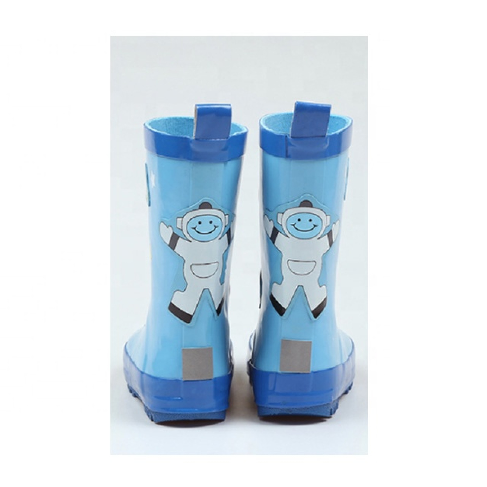 High-quality Customized Blue Kids Waterproof Cute Anti-slip Gumboots Rubber Baby Rain Boots