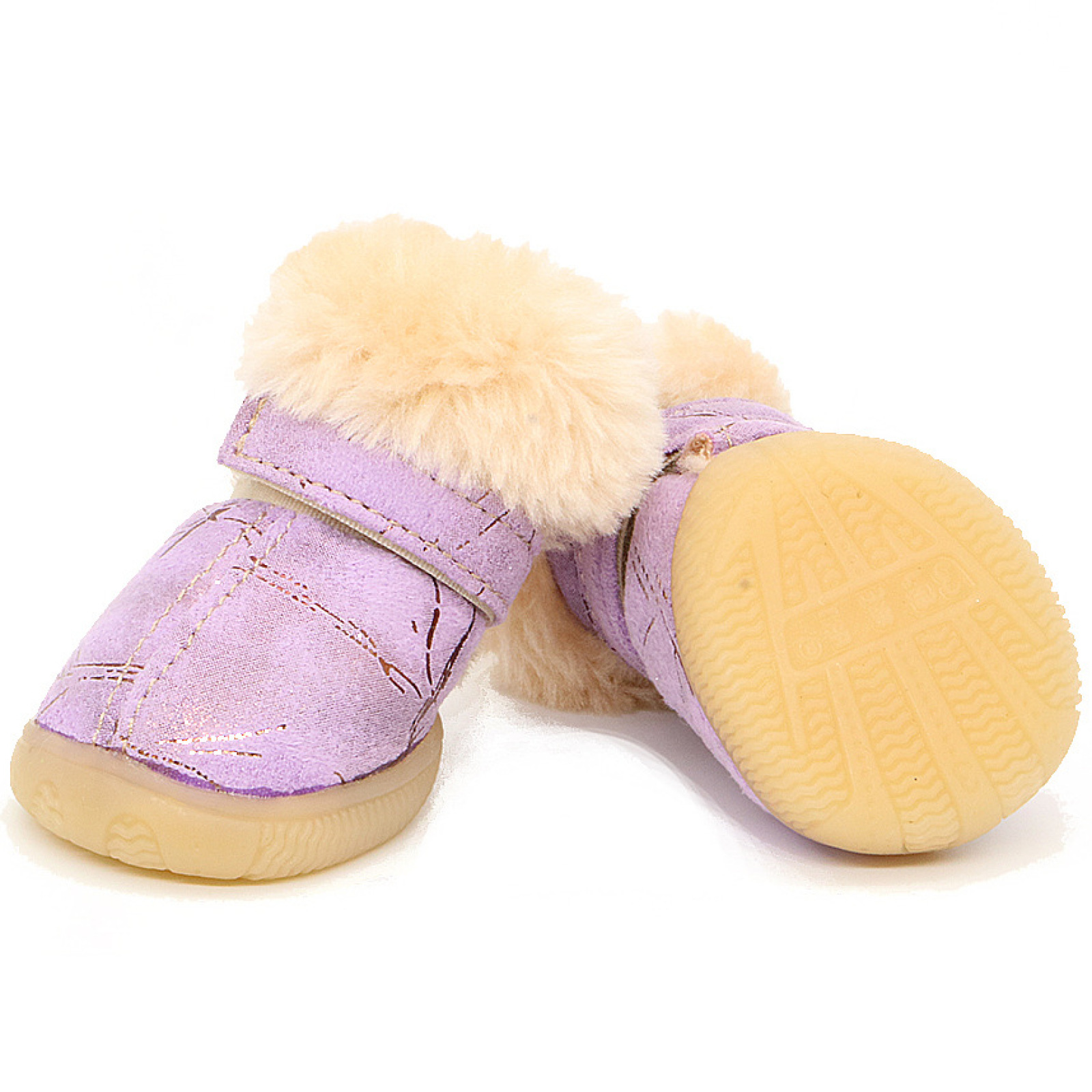 Fashion Designer Pet Shoes  For Winter Wholesale Warm Dog Shoes  Breathable Dog Boots