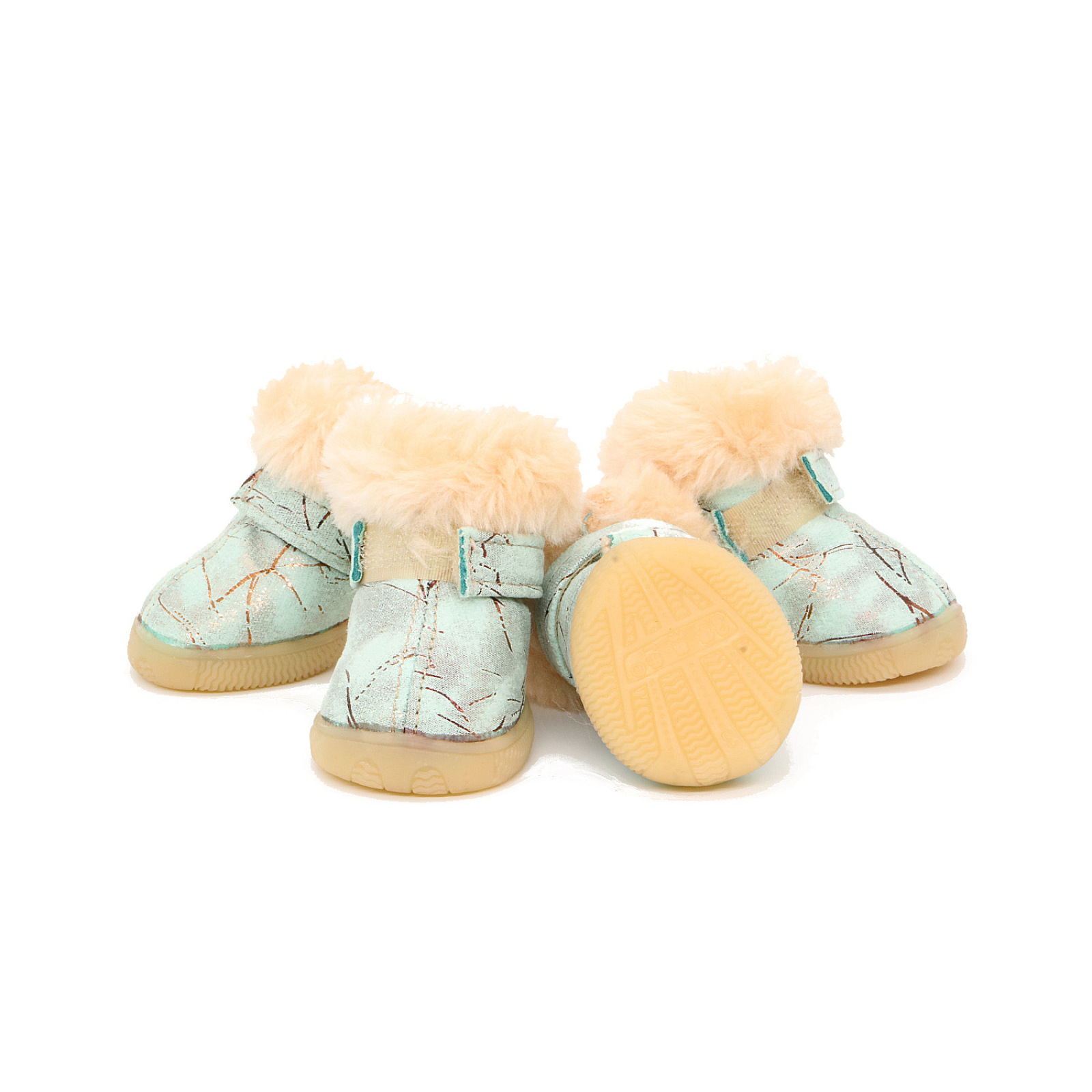Fashion Designer Pet Shoes  For Winter Wholesale Warm Dog Shoes  Breathable Dog Boots