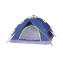 Double Layer Navy Orange 3-4 Person Waterproof Automatic Glamping Tent