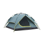 Double Layer Navy Orange 3-4 Person Waterproof Automatic Glamping Tent