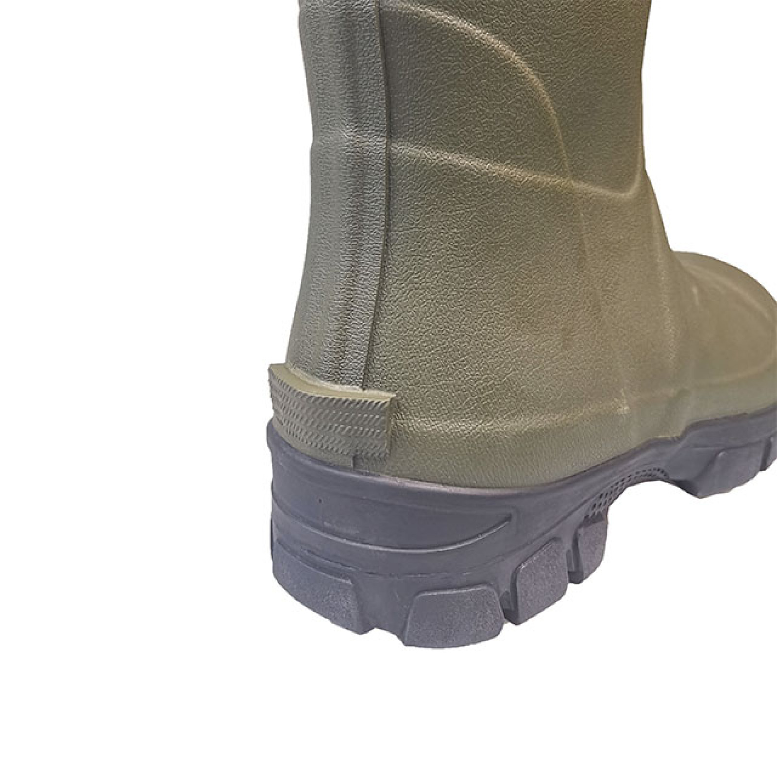 Olive Green Adjustable Waterproof Gusset Field Outdoor Farming and Hunting Mens Neoprene Rubber Rain Boots