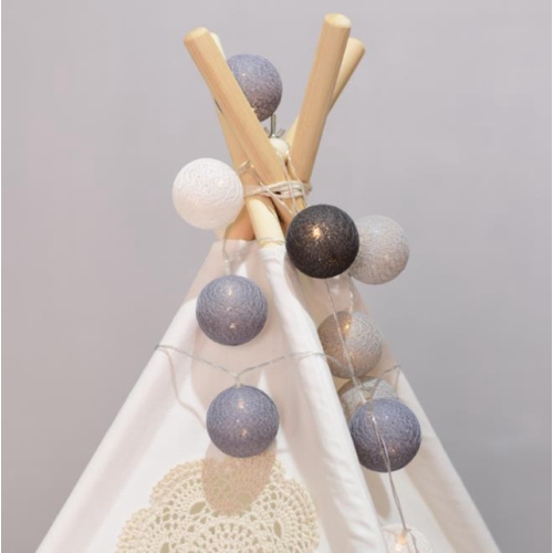 Children Kids White Play Indian Tipi Teepee Tent