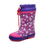 Factory 100%  Waterproof Anti-slip Gumboots Kids Rubber Rain Boots Kids Wellies With Adjustable Front String