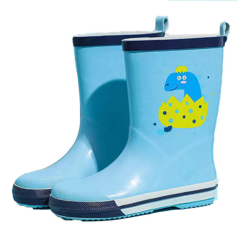 Fashion Design Custom Kids Rain Boots Waterproof Portable Rain Boots Toddler Skid-proof Wellies
