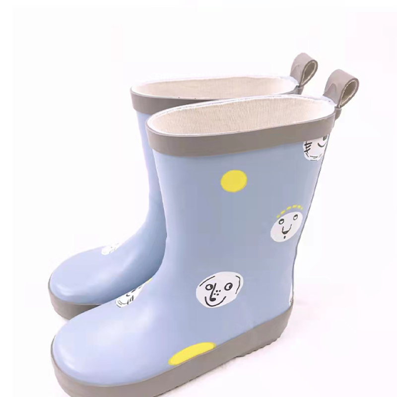 Hot Sale Outdoor 100% Waterproof Kids Gumboots Children Rubber Boots  Wellies Kids Rain Boots