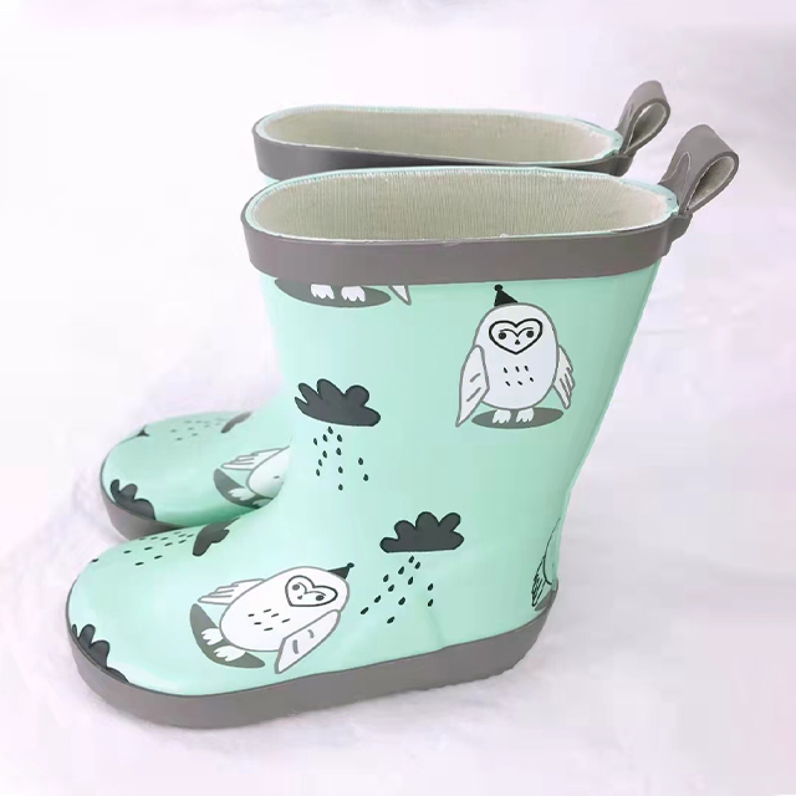 Hot Sale Outdoor 100% Waterproof Kids Gumboots Children Rubber Boots  Wellies Kids Rain Boots