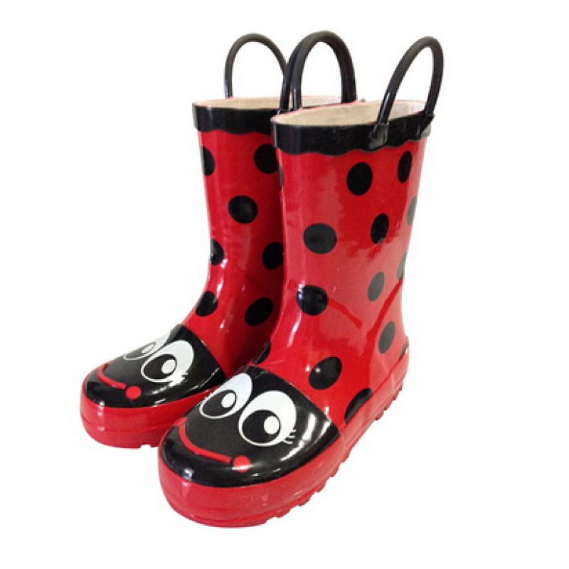 Kids 3D Cartoon Waterproof Rain Gum Boots