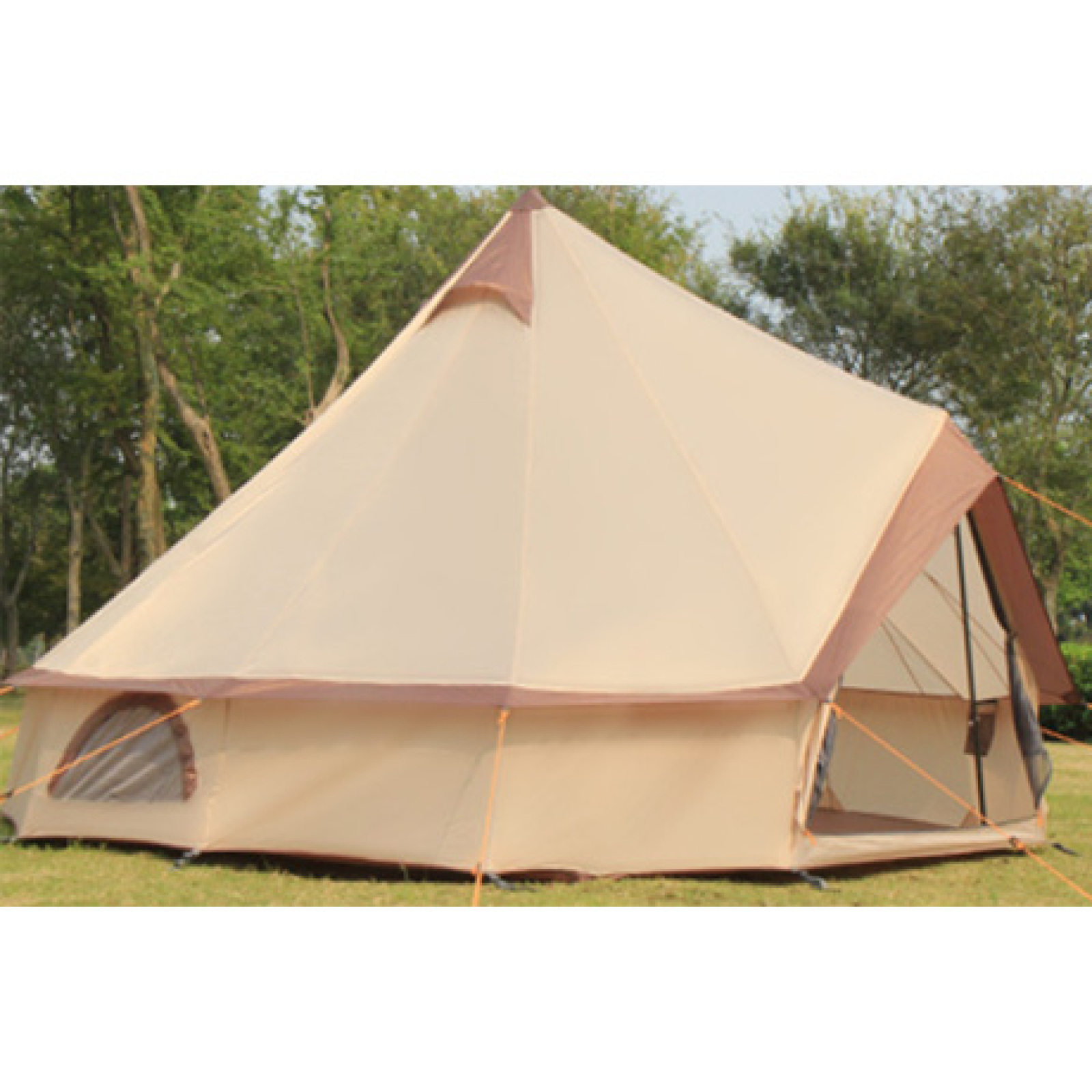 Customized Outdoor Camping Indian Oxford Tent Multi Person Camping Bell Tent Camping Tourism Field Tent Wholesale