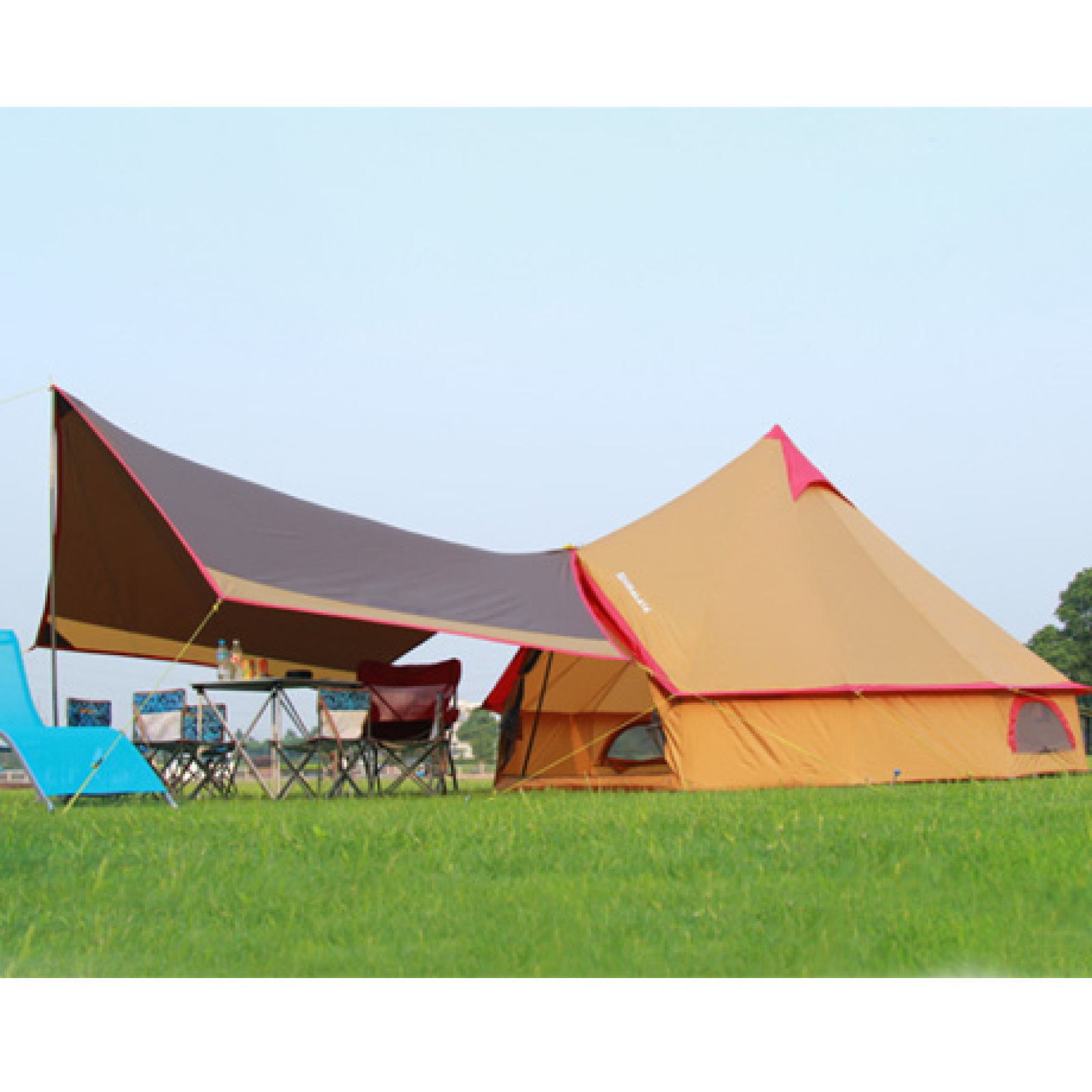 Customized Outdoor Camping Indian Oxford Tent Multi Person Camping Bell Tent Camping Tourism Field Tent Wholesale