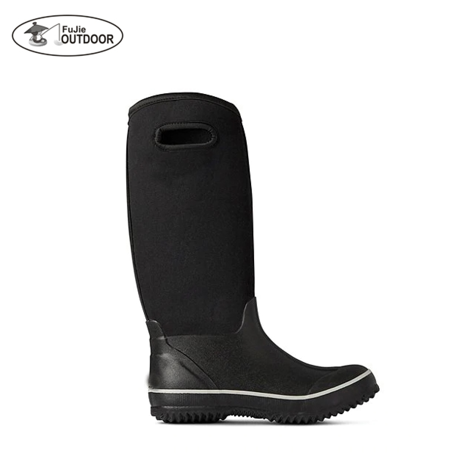 Women's Tall Neoprene Rubber Wellington Boots for Equestrian