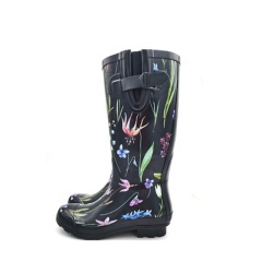 Customized Waterproof Ladies Wellington Boots Womens Rubber Rain Boots