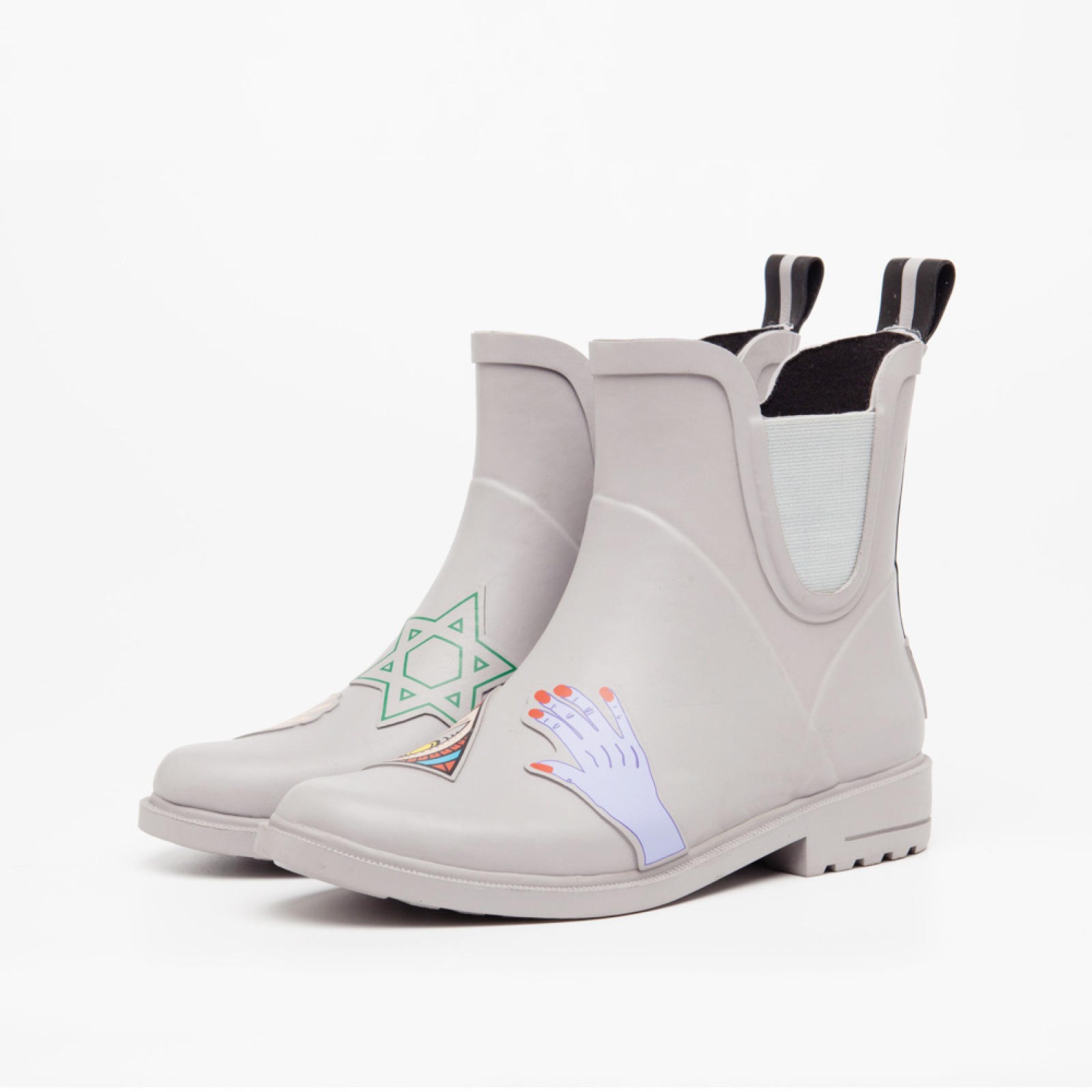 Women's Rubber Chelsea Rain Boots Ankle Boots