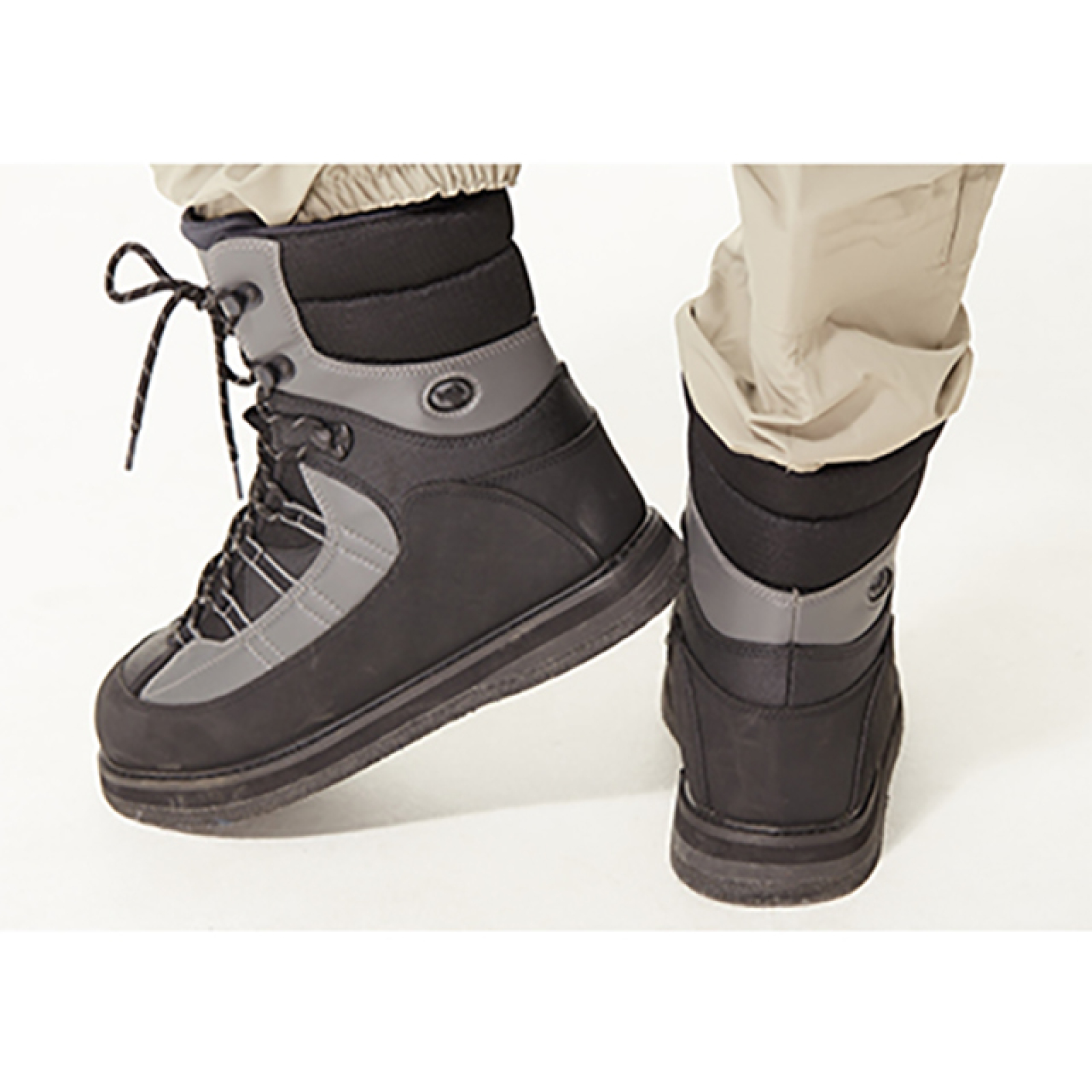 Men's Fishing Hunting Wading Shoes,Anti-Slip Durable Rubber Sole Lightweight Wading Waders Boots