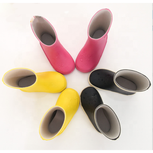 100% Waterproof Outdoor Gumboots  Children Wellies Rain Boots Kids Rubber Rain Boots