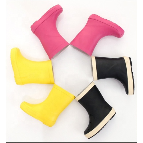 100% Waterproof Outdoor Gumboots  Children Wellies Rain Boots Kids Rubber Rain Boots