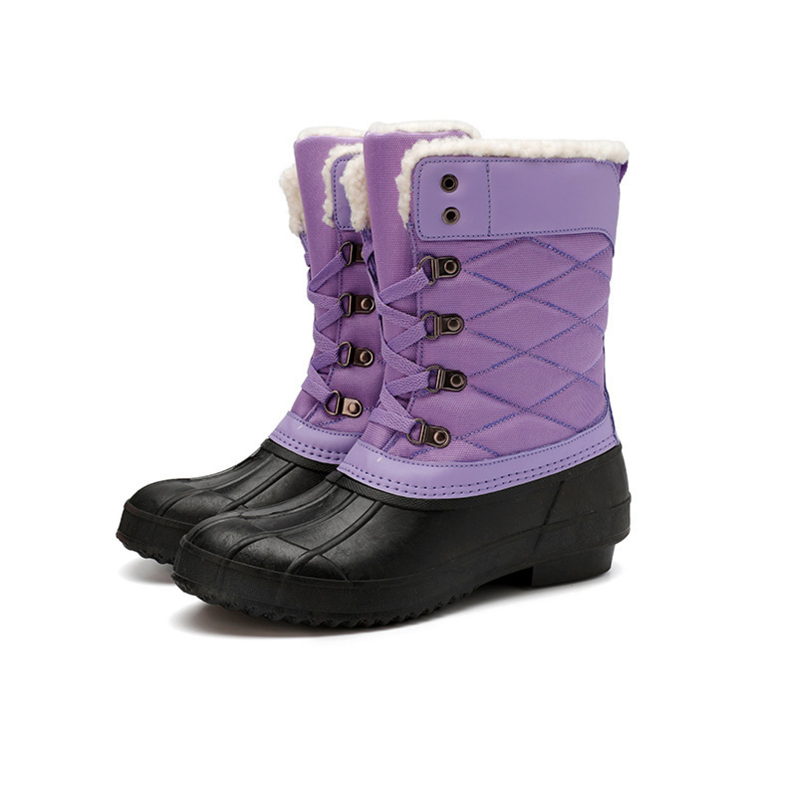 Wholesales Fashion Trend Quilted Warm Winter Boots/Bean Boots For Ladies