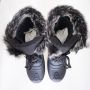 Women's faux Fur Collar Winter Snow boots Bean Boots