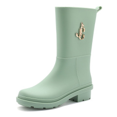 New Fashion Rain Shoes Women's PVC Rain Boots