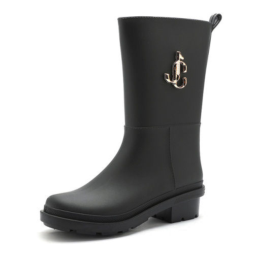 New Fashion Rain Shoes Women's PVC Rain Boots