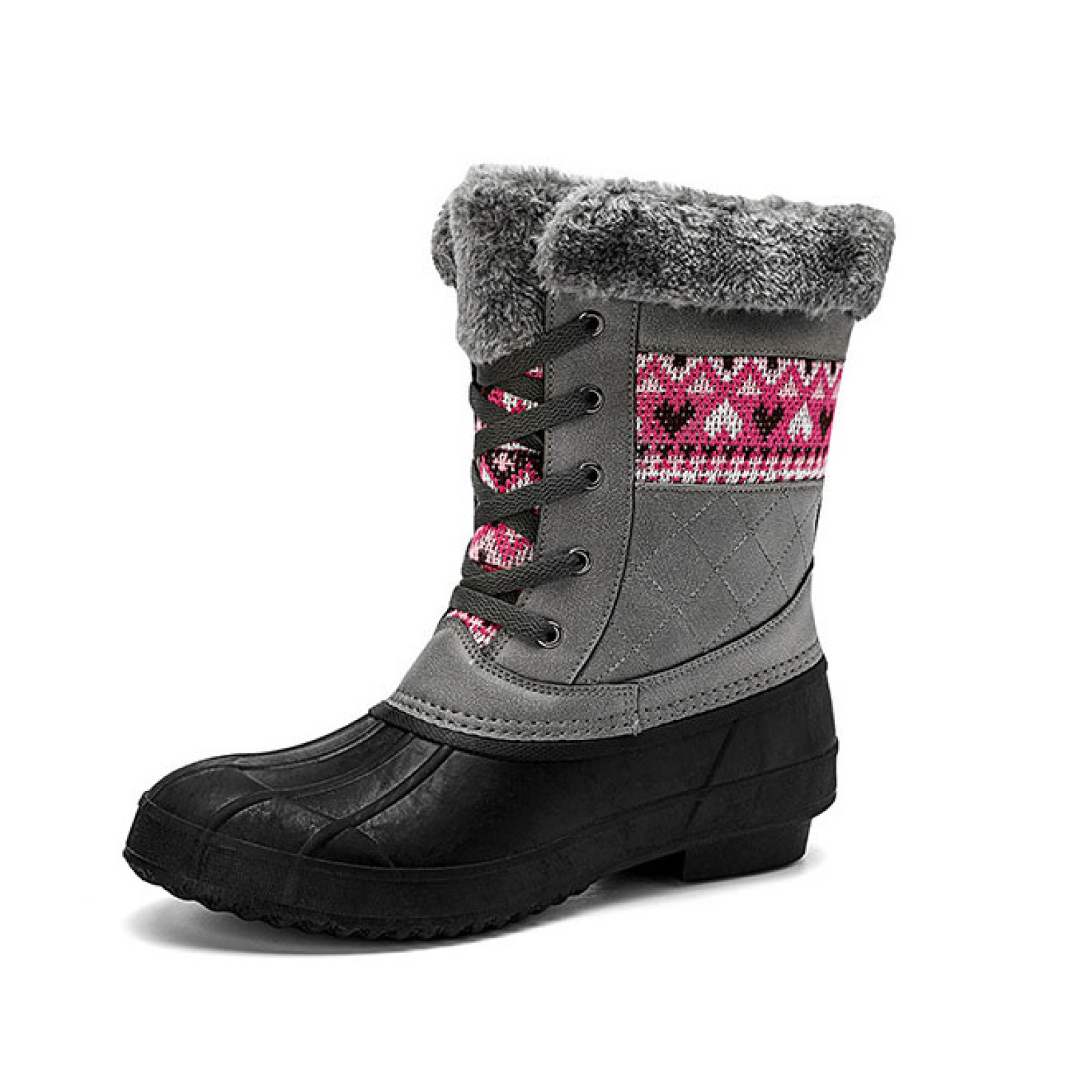 Hot Sales Ladies Fashion Waterproof Winter Boots With Warm Lining