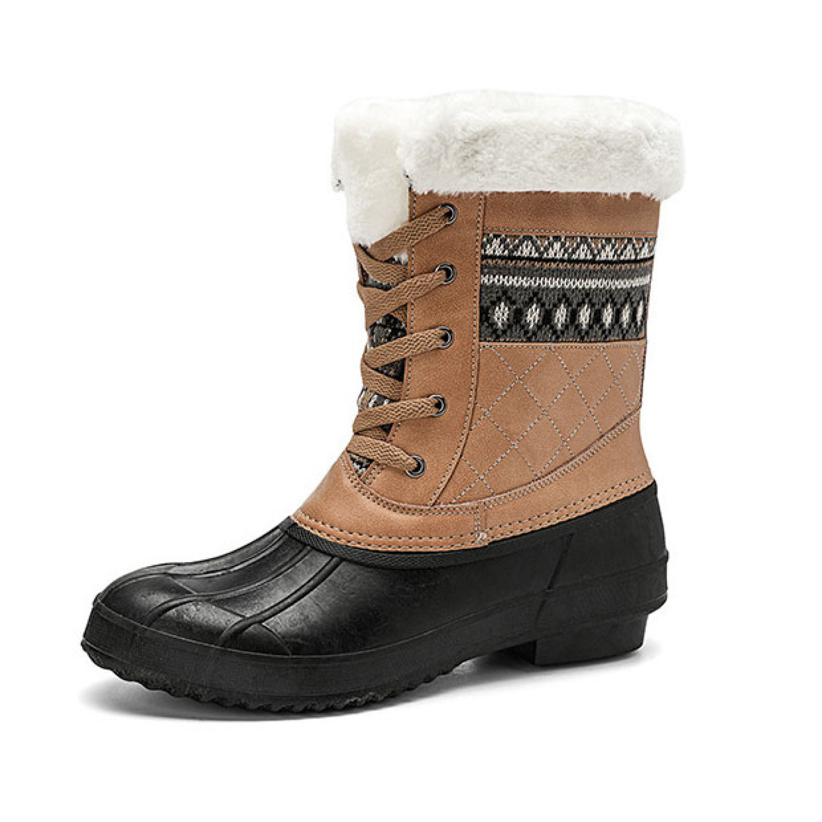 Hot Sales Ladies Fashion Waterproof Winter Boots With Warm Lining