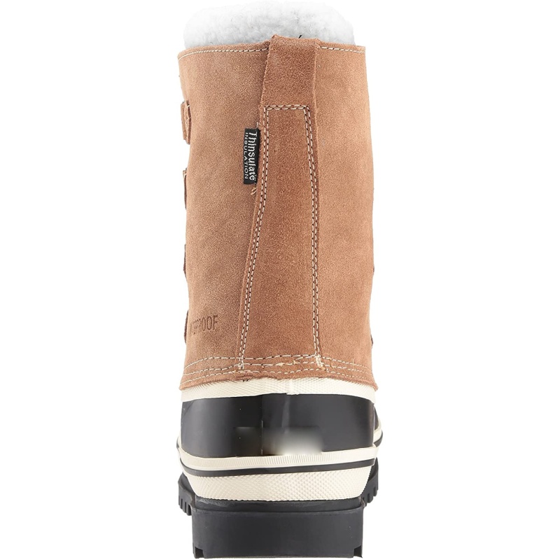 Mens KHK Waterproof Pac Boots EVA Men 18K OEM Suede Leather Genuine Leather Rubber Snow Boot Ankle Boot D-ring Felt FJ-SB1205M