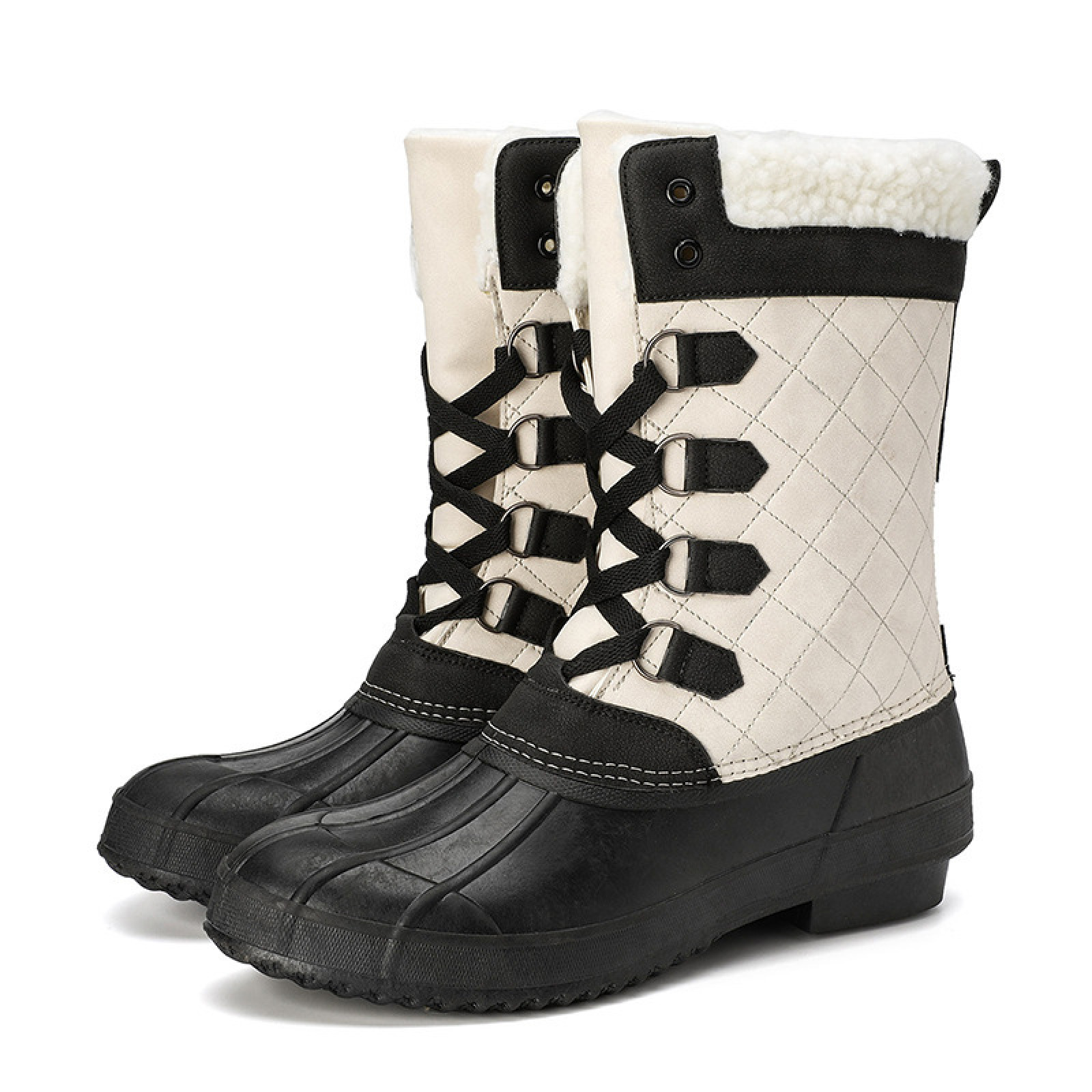 Winter Women's Boots  Waterproof And Sand-proof Cotton Warm Duck  Boots Women Outdoor Snow Boots