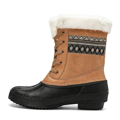 Winter Women's Boots  Waterproof And Sand-proof Cotton Warm Duck  Boots Women Outdoor Snow Boots