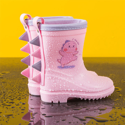 Wholesale Waterproof Toddler Kids 3D Cute Rubber Boots Kids Wellies Rain Boots