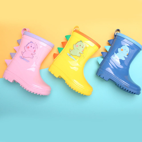 Wholesale Waterproof Toddler Kids 3D Cute Rubber Boots Kids Wellies Rain Boots