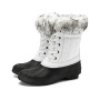 Hot Selling Ladies Fashion Fur Collar Winter Snow Boots With Waterproof