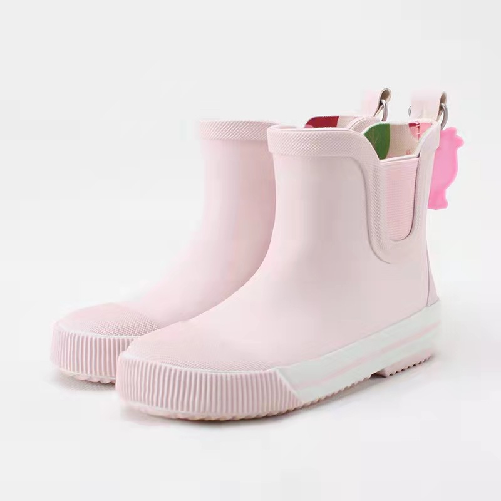 Fashion 100% Waterproof Toddler Ankle Kids Rubber Boots Kids Wellies Rain Boots