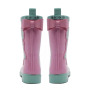 Hot Sale Pink Kids Waterproof Wellington Gum Boots Toddler Rubber Rain Shoes Boots For Girls With 3D Prints