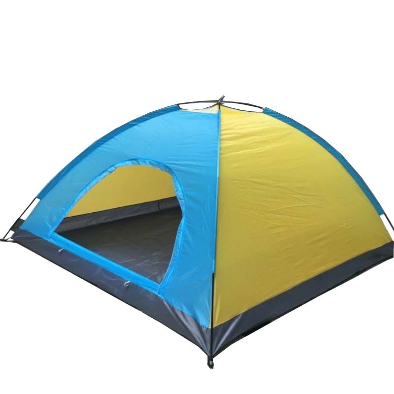 New Design Customized 100% Waterproof Double Layer 4 people Large Outdoor Camping Tent