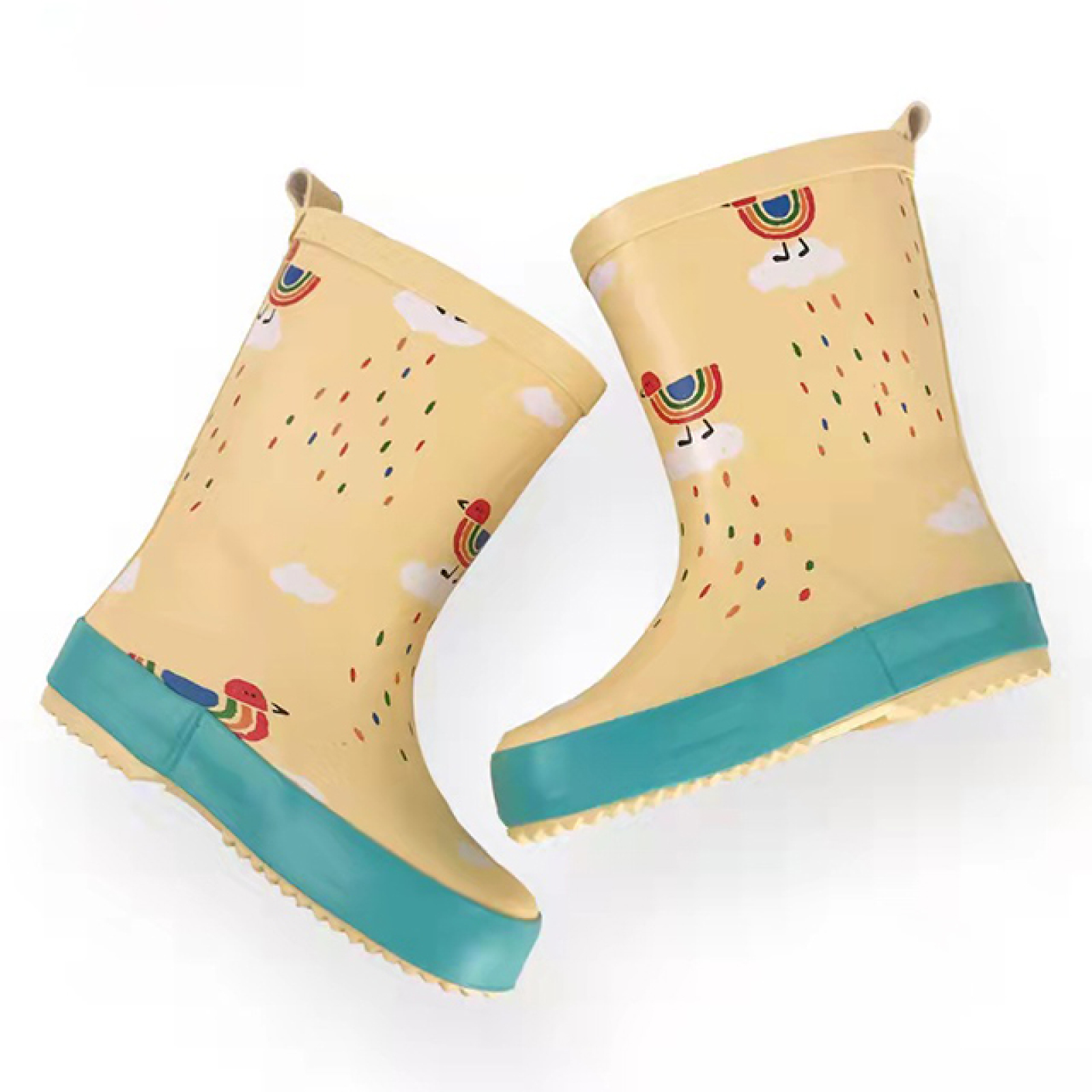 Fashion 100% Waterproof And Anti Slip Gumboots Kids Wellies Kids Rubber Boots Rain Boots