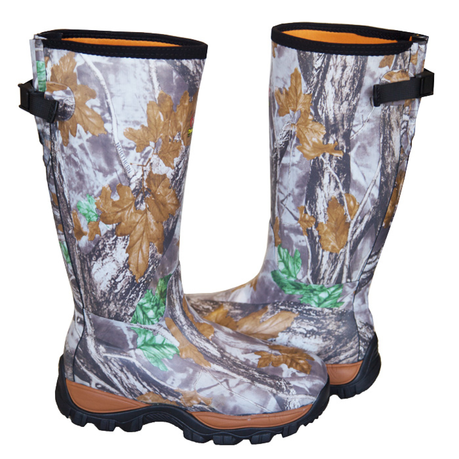 Men's Waterproof Camo Durable Factory Hand made Ankle Fit Insulated Rubber Hunting Boot