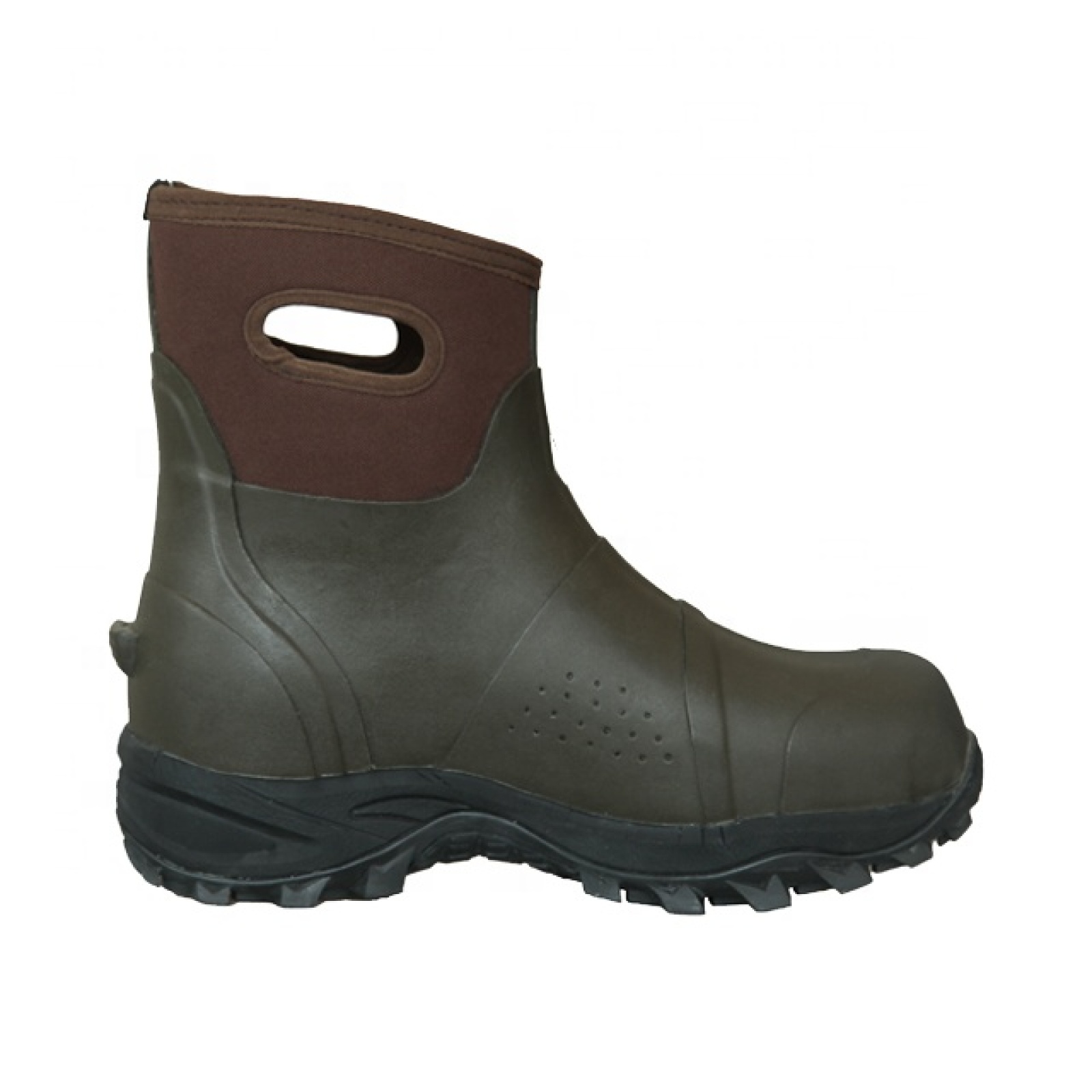 Mens Durable Neoprene Lined Rubber Hunting Rain Boots
