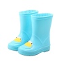 Wholesale Fashion Kids  Printing Customized PVC Boots Cheap Waterproof  Rain Boots Children Cute Midi boots