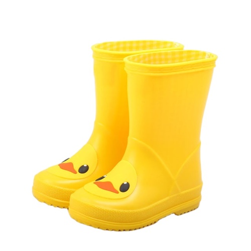 Wholesale Fashion Kids  Printing Customized PVC Boots Cheap Waterproof  Rain Boots Children Cute Midi boots