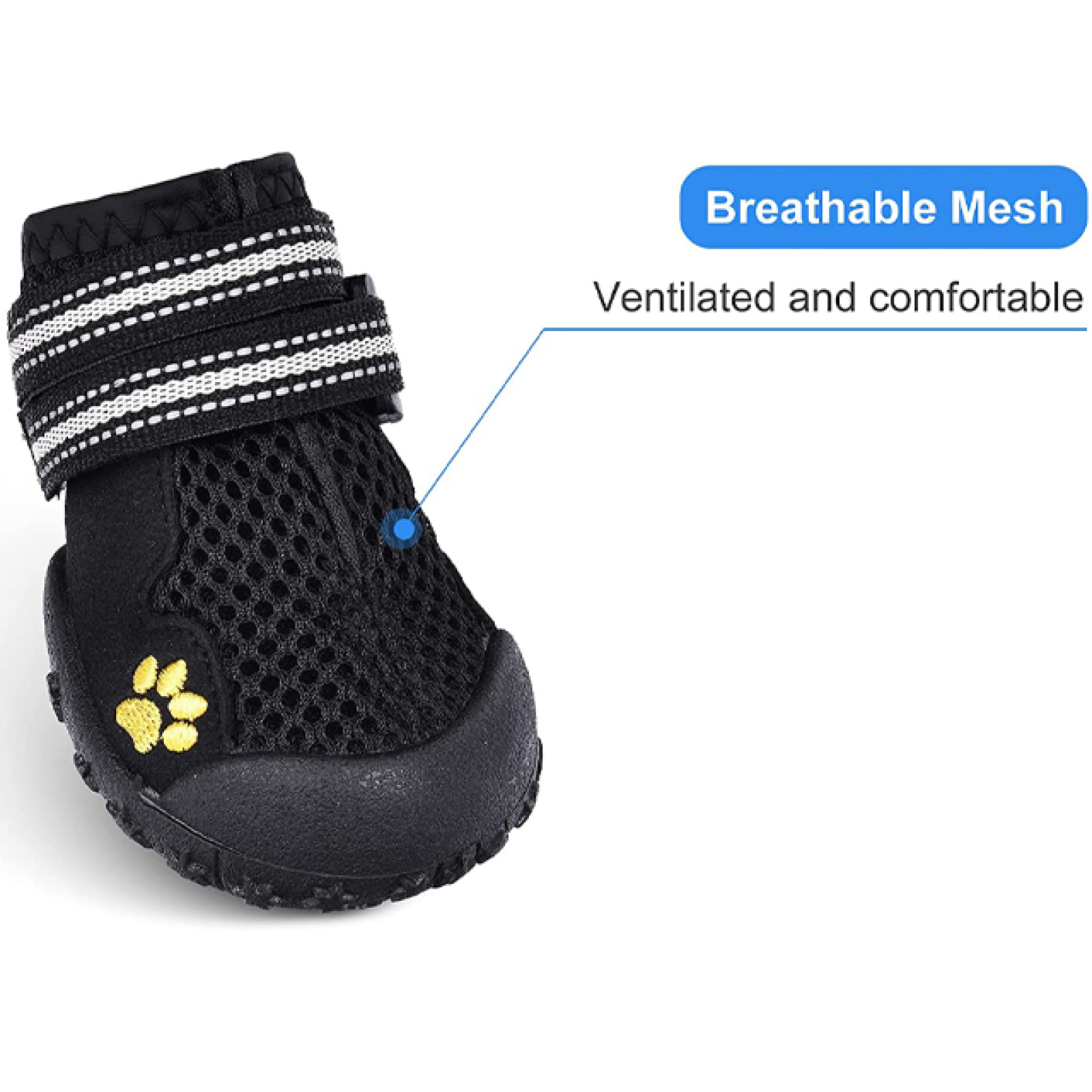 New arrival Summer Mesh Surface Dog Boots Waterproof Pet Rain Boots Comfortable Pet Shoes For Wholesale